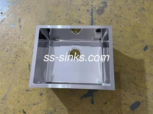 Handmade Undermount Coloured Stainless Steel Single Bowl Sink Stylish And Functional