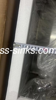 Handmade Kitchen Sink With Stainless Steel Drainer Single Bowl Sink Square