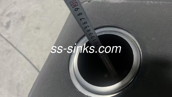 Handmade Kitchen Sink With Stainless Steel Drainer Single Bowl Sink Square
