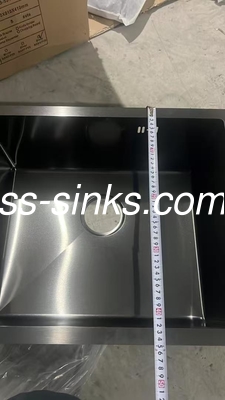 Stainless Steel Kitchen Single Bowl Sink With Easy To Clean Drainer And Durable Material