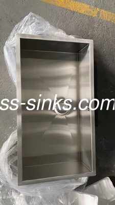 DIY Customized Stainless Steel Single Bowl Handmade Sink With Accessories