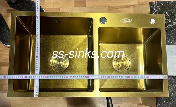 780*430mm Etc Modern Construction Rectangular Kitchen Sink Stainless