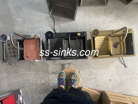 Undermount Corner Stainless Steel Kitchen Sink with Up To You Required Installation