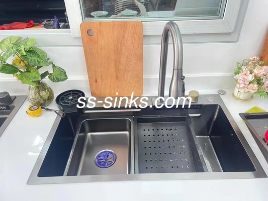 Nano Finish Apron Stainless Steel Kitchen Sink High Heat Resistance And Durability