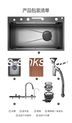 Single Bowl Handmade Kitchen Sink Undermount Installation 18 Gauge