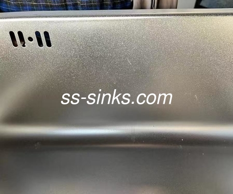 Stainless Steel Sink Top Mount with Big And Small Bowl No Pre-drilled Faucet Holes