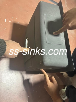 Stainless Steel Sink Top Mount with Big And Small Bowl No Pre-drilled Faucet Holes