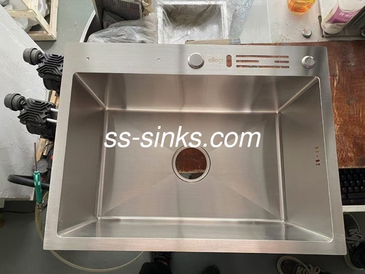K-20000 Topmount Kitchen Sink with 1 Faucet Hole and Bowl Depth of 21cm