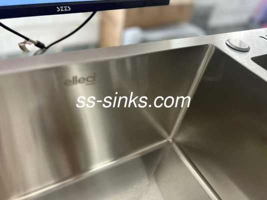 Drainer Accessories Included Stainless Steel Double Bowl Sink with Sound Dampening Black Finish