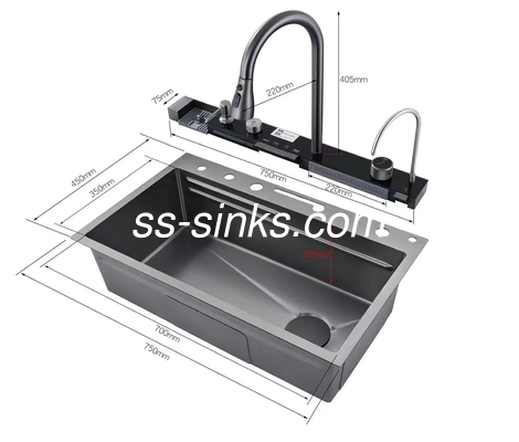 Topmount Kitchen Sink for 36 Inch Cabinet 21cm Bowl Depth 3 Faucet Holes and More Top Choice