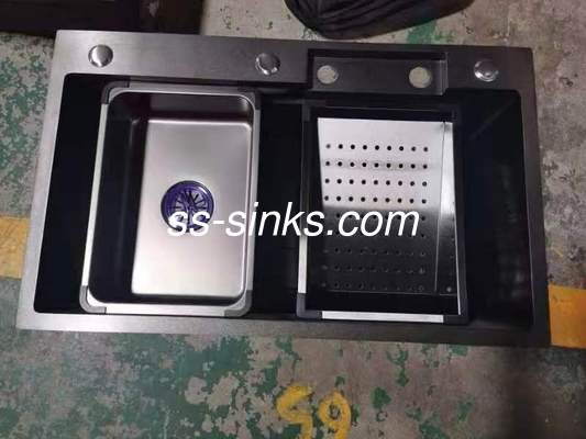 Stainless Steel Single Bowl Sink with 18/10 Nickel Steel Material and Drainage System Solution