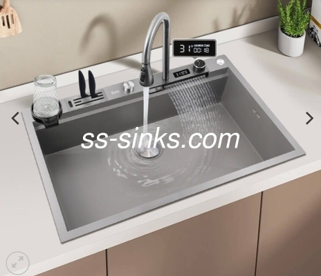 21cm Bowl Depth Apron Stainless Steel Kitchen Sink 3.5 Inch Drain Opening