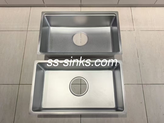 Customized Stainless Steel Single Bowl Sink for Kitchen Square and Timeless Design
