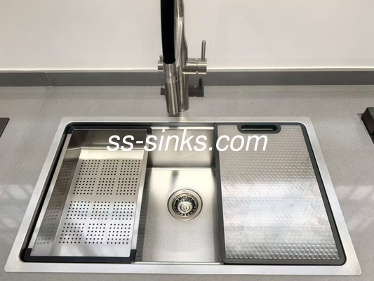 18/10 Nickel Steel Material Undermount Stainless Steel Single Bowl Sink with Required Overflow