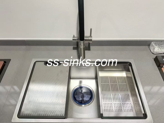 18/10 Nickel Steel Material Undermount Stainless Steel Single Bowl Sink with Required Overflow