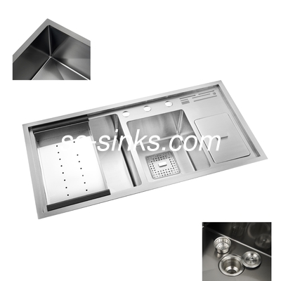 Handmade Kitchen Sink with Drainboard The Ultimate Bathroom Floor Drain Strainer Solution