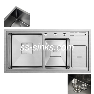 Handmade Kitchen Sink with Drainboard The Ultimate Bathroom Floor Drain Strainer Solution