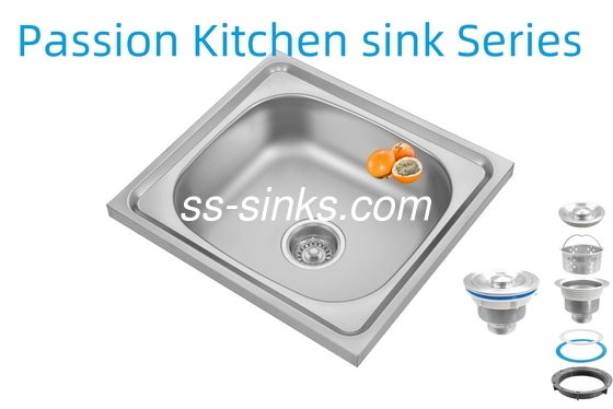 Modern Design Style Topmount Kitchen Sink featuring 3.5 Inch Drain Opening and Rectangular Bowl Shape