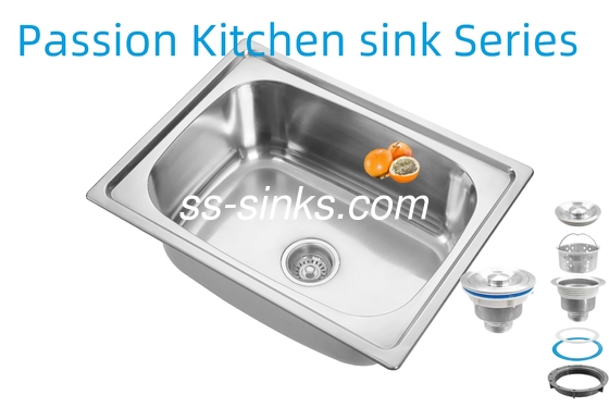 21cm Bowl Depth Apron Stainless Steel Kitchen Sink 3.5 Inch Drain Opening for Performance