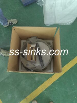 OEM Color 3mm Stainless Steel 304 Round Basin For Bathroom With Faucet