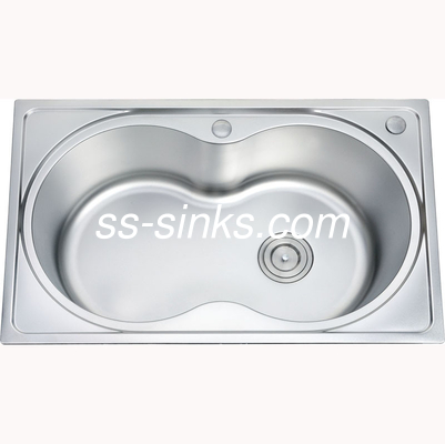 Overflow Up To You Required Single Bowl SS Kitchen Sinks Square Design