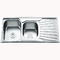 OEM Double Bowl 18 Gauge Undermount Sink With Optional Overflow