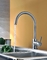 Chrome Brushed Stainless Steel Faucet Kitchen Tap 12.5L/Min