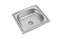 0.6mm SS Single Bowl Kitchen Sink Undermount With Thick Rubber Padding
