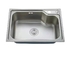 0.9mm Thick SUS 304 Stainless Steel Single Bowl Sink With Soap Dispenser