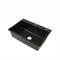 Grey 80% 20% Acrylic Single Bowl Quartz Black Sink Stain Resistant