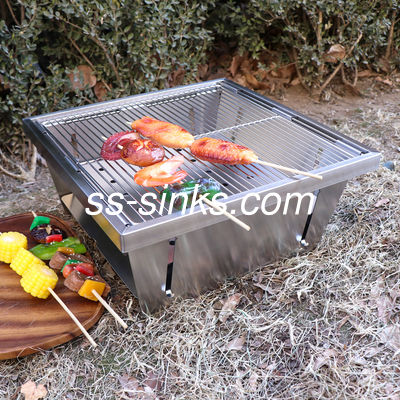 OEM Portable Charcoal Grill Outdoor BBQ Equipment Kitchen Cooking