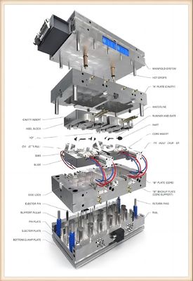CAD CNC Steel Material Kitchen Sink Mould Die Casting Mold