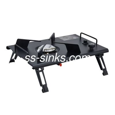 Portable Charcoal BBQ Grill 2 Side Shelves and Customized Outdoor BBQ Equipment OEM ODM