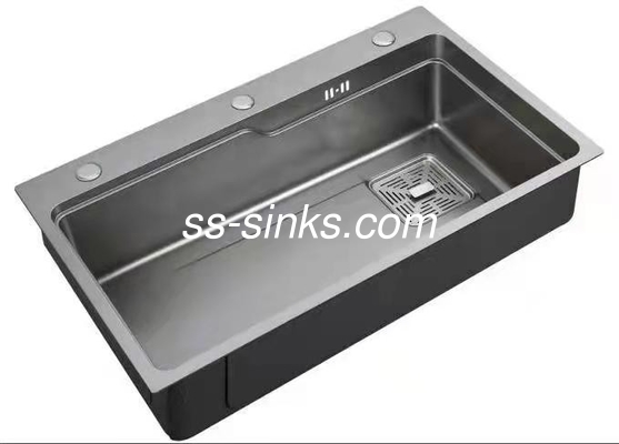 Rectangular Stylish 100% Handmade Stainless Steel Sink Topmount