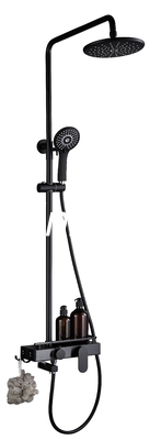 Hotel Chrome Single Handle SUS304 Steel Shower Wall Mounted
