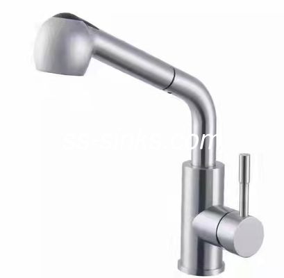 1.8GPM Stainless Steel Faucet Hot And Cold Pull Down Kitchen Faucet