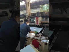 OEM ODM emboss finished stainless steel handmade sink factory cutting material machine