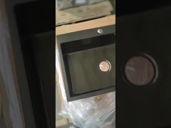 black color stainless sink handmade topmount 110mm drainer