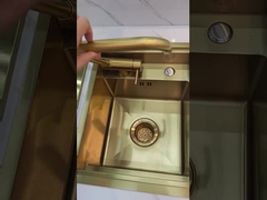 fold faucet by handmade sink gold sink new design